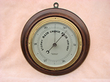 Edwardian wall barometer signed Henry Blackham & Son